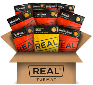 Real Turmat Stormix 10-pack God og variert turmat for lengere turer