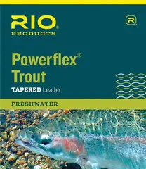 Rio Powerflex Trout leader 15' 0,12mm 6X Ferdigtapert! Bruddstyrke - 1,5kg