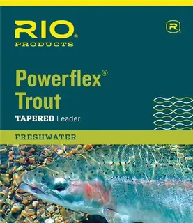 Rio Powerflex Trout leader 15' Ferdigtapert!