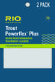 Rio Powerflex Plus Leader 9' 0,10mm 2pk 7X