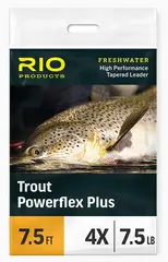Rio Powerflex Plus Leader 9' - 0,15 mm Ferdigtapert, 1 stk