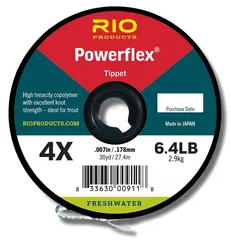 Rio Powerflex tippet 0,330mm/9kg Spole på 27,4 meter