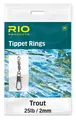 Rio Steelhead Tippet Rings Large 45lb//3mm - 10 stk pr pak