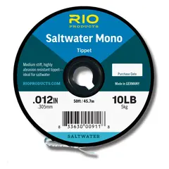 Rio Saltwater Mono Tippet 0,30 mm Ultrasterk monosene med høy bruddstyrke