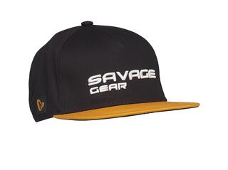 Savage Gear Flat Peak 3D Logo Cap One size, Black Ink