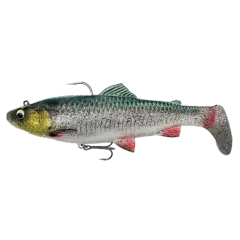 Savage Gear 4D Rattle Shad Trout 80g Green Silver 17cm