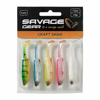 Savage Gear Craft Shad Dark Water Mix 5pk