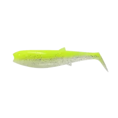 Savage Gear Cannibal Shad 12,5cm 20g Flou Yellow Glow 4-pack