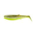 Savage Gear Cannibal Shad 10cm 9g Green Pearl Yellow 5-pack
