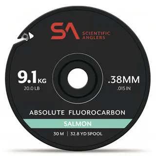 SA Absolute Salmon Fluorcarbon Tippet 30m