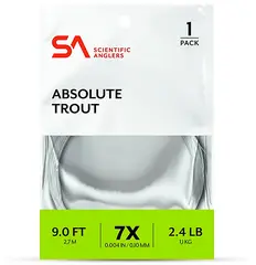 SA Absolute Trout Finesse Leader 12' 6X 0,12 mm