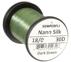 Semperfli Nano Silk Ultra 30D 18/0 Dark Green