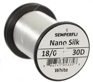 Semperfli Nano Silk Ultra 30D 18/0 White