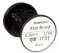 Semperfli Flat Braid 1,5mm Black