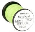 Semperfli Flat Braid 1,5mm Fl. Green
