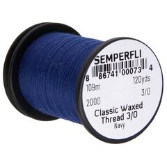 Semperfli Classic Waxed Thread Navy Navy 3/0