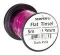Semperfli Flat Tinsel Dark Pink Small