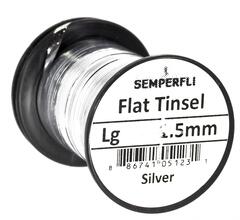 Semperfli Flat Tinsel Silver Large