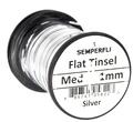 Semperfli Flat Tinsel Silver Medium