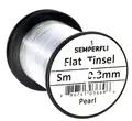Semperfli Flat Tinsel Pearl Small