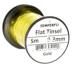 Semperfli Flat Tinsel Gold Small