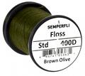 Semperfli Fly Tying Floss 400D Brown Olive