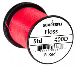 Semperfli Fly Tying Floss 400D Fluoro Red