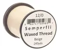 Semperfli Classic Waxed Thread Beige Beige 12/0