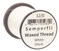 Semperfli Classic Waxed Thread White White 12/0