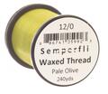 Semperfli Classic Waxed Thread Pale Oli Pale Olive 12/0