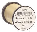 Semperfli Classic Waxed Thread Tan Tan 12/0