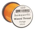 Semperfli Classic Waxed Thread Orange Orange 12/0