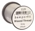 Semperfli Classic Waxed Thread Grey Grey 12/0