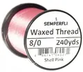 Semperfli Classic Waxed Thread Sh. Pink Shell pink 8/0