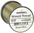 Semperfli Classic Waxed Thread Br Olive Brown Olive 8/0