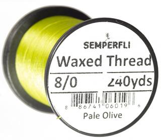 Semperfli Classic Waxed Thread Pale Olive 8/0