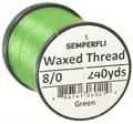 Semperfli Classic Waxed Thread Green Green 8/0