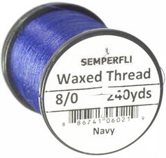 Semperfli Classic Waxed Thread Navy 8/0