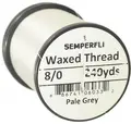 Semperfli Classic Waxed Thread Pale Grey Pale Grey 8/0