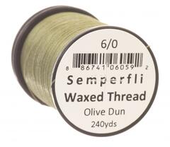 Semperfli Classic Waxed Thread Olive Dun Olive Dun 6/0