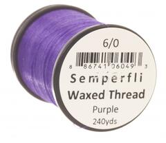Semperfli Classic Waxed Thread Purple Purple 6/0