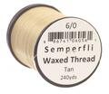 Semperfli Classic Waxed Thread Tan Tan 6/0