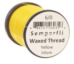 Semperfli Classic Waxed Thread Yellow Yellow 6/0