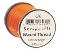 Semperfli Classic Waxed Thread Hot Or Hot Orange 6/0