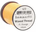 Semperfli Classic Waxed Thread Fl. Or Fluoro Orange 8/0