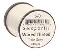 Semperfli Classic Waxed Thread Pale Grey Pale Grey 6/0