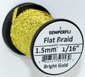 Semperfli Flat Braid 1,5mm Bright Gold