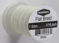 Semperfli Flat Braid 1,5mm White