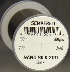Semperfli Nano Silk Pro 20D 24/0 Black
