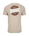 Simms Quality Built Pocket T-Shirt L Khaki Heather